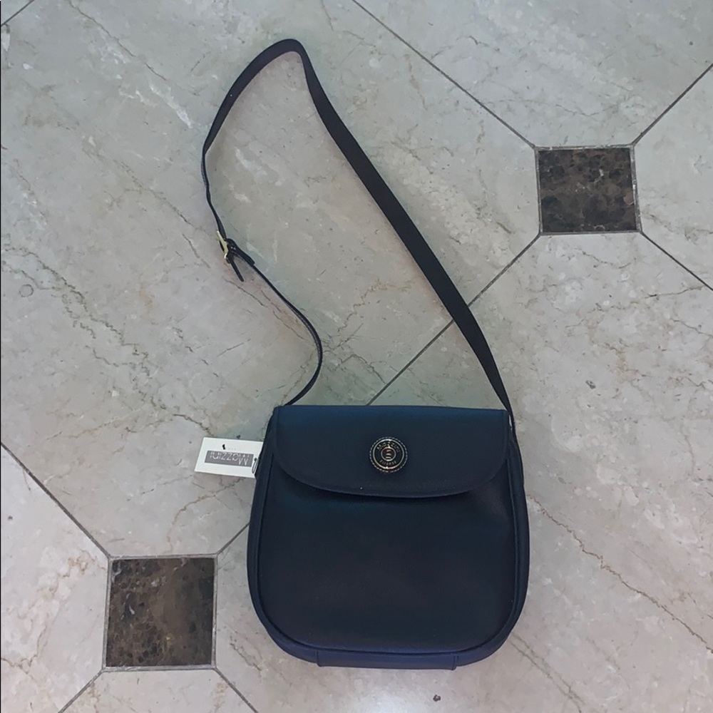 Mazzini navy crossbody bag